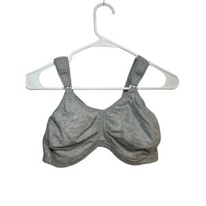 Bestform B388 Nursing Bra Heather Gray Cotton Blend‎ Wirefree 38D